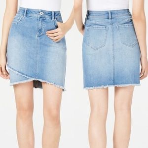 Tulip Hem Jean Skirt